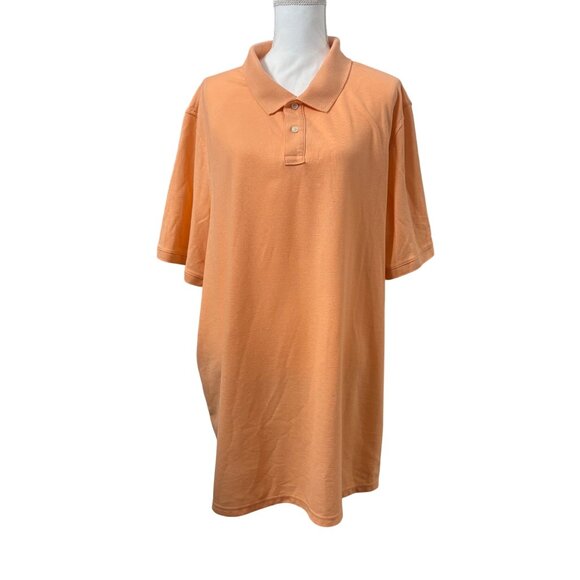 Sonoma Mens 3XB Orange Polo Golf Shirt Short Sleeve Classic Fit - Picture 1 of 9